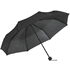 MARIA. Kokoontaittuva sateenvarjo, musta liikelahja logopainatuksella