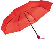 MARIA. Kokoontaittuva sateenvarjo, punainen liikelahja logopainatuksella