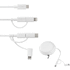 NOETHER. 3 in 1-USB-kaapeli, valkoinen lisäkuva 6