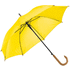 PATTI. Sateenvarjo automaattisella avausmekanismilla, keltainen liikelahja logopainatuksella