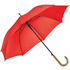 PATTI. Sateenvarjo automaattisella avausmekanismilla, punainen liikelahja logopainatuksella