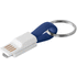 RIEMANN. 2 in 1-USB-kaapeli, kuninkaallinen liikelahja logopainatuksella