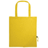 SHOPS. Kokoontaiteltava kassi 190T, keltainen liikelahja logopainatuksella