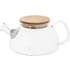 SNEAD. 750 ml lasinen teekannu, luonnollinen liikelahja logopainatuksella