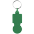 SULLIVAN. Kolikon muotoinen avaimenperä ostoskärryyn, vihreä lisäkuva 1
