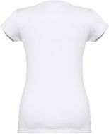 THC ATHENS WOMEN WH. Naisten t-paita, valkoinen liikelahja logopainatuksella