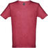 THC ATHENS. Miesten t-paita, punainen-täplikäs liikelahja logopainatuksella