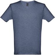 THC ATHENS. Miesten t-paita, sininen liikelahja logopainatuksella
