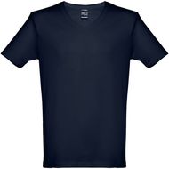 THC ATHENS. Miesten t-paita, tummansininen liikelahja logopainatuksella