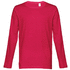 THC BUCHAREST WH. Miesten pitkähihainen paita, punainen liikelahja logopainatuksella