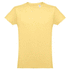 THC LUANDA 3XL. Miesten t-paita, vaaleankeltainen liikelahja logopainatuksella