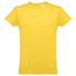 THC LUANDA. Miesten t-paita, keltainen liikelahja logopainatuksella