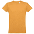 THC LUANDA. Miesten t-paita, tumman-keltainen liikelahja logopainatuksella