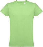 THC LUANDA. Miesten t-paita, vaaleanvihreä liikelahja logopainatuksella