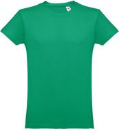 THC LUANDA. Miesten t-paita, vihreä liikelahja logopainatuksella