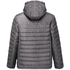 THC SHIELD. Miesten hupullinen takki, harmaa lisäkuva 1