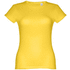 THC SOFIA. Naisten t-paita, keltainen liikelahja logopainatuksella