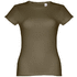 THC SOFIA. Naisten t-paita, sotilaallinen-vihreä liikelahja logopainatuksella