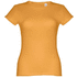 THC SOFIA. Naisten t-paita, tumman-keltainen liikelahja logopainatuksella