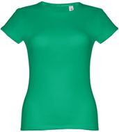 THC SOFIA. Naisten t-paita, vihreä liikelahja logopainatuksella
