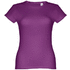 THC SOFIA. Naisten t-paita, violetti liikelahja logopainatuksella