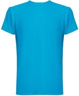 THC TUBE. Unisex T-paita, aqua-blue liikelahja logopainatuksella