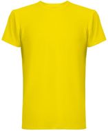 THC TUBE. Unisex T-paita, keltainen liikelahja logopainatuksella