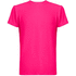 THC TUBE. Unisex T-paita, tumma-vaaleanpunainen liikelahja logopainatuksella