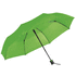 TOMAS. Kokoontaittuva sateenvarjo, vaaleanvihreä liikelahja logopainatuksella