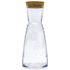 pullo, läpinäkyvä, musta liikelahja logopainatuksella