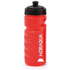 pyöräilijän pullo, punainen liikelahja logopainatuksella