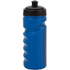 pyöräilijän pullo, sininen liikelahja logopainatuksella
