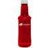 vesipullo, punainen, valkoinen liikelahja logopainatuksella