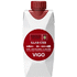 vesipullo, valkoinen, punainen liikelahja logopainatuksella
