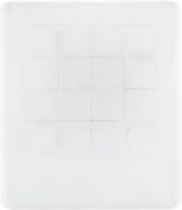 15-peli Melanie mini puzzle, valkoinen liikelahja logopainatuksella