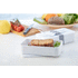 Aamiaiskotelo Fandex antibacterial lunch box, valkoinen, harmaa lisäkuva 4