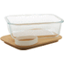 Aamiaiskotelo Vittata glass lunch box, luonnollinen, läpinäkyvä lisäkuva 1