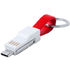 Adapteri Hedul keyring USB charger cable, punainen lisäkuva 1
