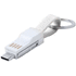 Adapteri Hedul keyring USB charger cable, valkoinen lisäkuva 1