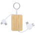 Adapteri Rusell keyring USB charger cable, valkoinen lisäkuva 1