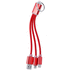 Adapteri Scolt USB charger cable, punainen lisäkuva 1