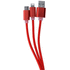Adapteri Scolt USB charger cable, punainen lisäkuva 4