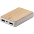 Akku Gorix USB power bank, beige liikelahja logopainatuksella