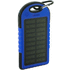 Akku Lenard USB power bank, sininen, musta liikelahja logopainatuksella