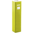 Akku Thazer USB power bank, valkoinen, keltainen liikelahja logopainatuksella