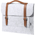 Asiakirjakassi Avone RPET document bag, harmaa liikelahja logopainatuksella