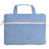 Asiakirjakassi Baiplur cotton document bag, sininen liikelahja logopainatuksella