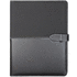 Asiakirjasalkku Duotone A4 A4 document folder, musta liikelahja logopainatuksella