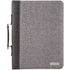 Asiakirjasalkku Smokey Zip A4 document folder, harmaa liikelahja logopainatuksella