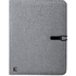 Asiakirjasalkku Sorgax RPET document folder, harmaa-tuhka liikelahja logopainatuksella